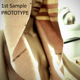 Triangle Mohair Hood Scarf, Extra Long and Featherlight - PINK