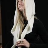 100% Merino Sophie Hood Scarf, Extra Long and Featherlight