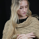 Scarf with Sleeves - Macaron Beige