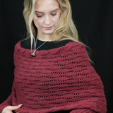 Scarf with Sleeves - Scarlet Red