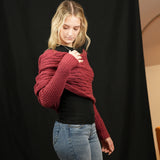 Scarf with Sleeves - Scarlet Red