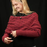 Scarf with Sleeves - Scarlet Red