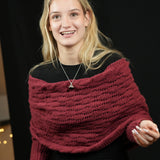 Scarf with Sleeves - Scarlet Red