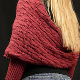 Scarf with Sleeves - Scarlet Red