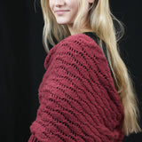 Scarf with Sleeves - Scarlet Red