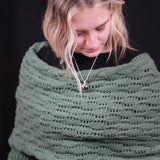 Scarf with Sleeves - Forest Green