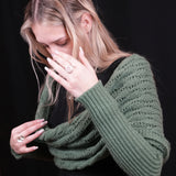 Scarf with Sleeves - Forest Green