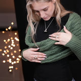 Scarf with Sleeves - Forest Green