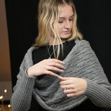 Scarf with Sleeves - Dove Grey