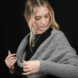 Scarf with Sleeves - Dove Grey