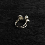 "The Fillmore East" 925 Sterling Silver Satellite Gemstone Peridot Ring