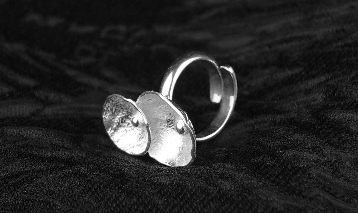 "Serafina Bellucci" 925 Sterling Silver Statement Ring