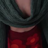 One-Size Luxurious Linen/Cotton blended Petal Wrap Summer Skirt