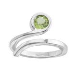 "Madelia Peridot" 925 Sterling Silver Ring with Madelia Peridot