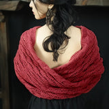 Scarf with Sleeves - Scarlet Red