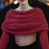 Scarf with Sleeves - Scarlet Red