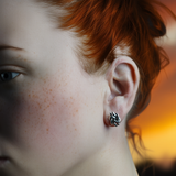 "Tressa Weave" 925 Sterling Silver Stud Earrings