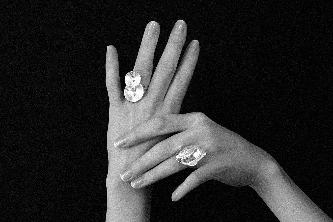 "Serafina Bellucci" 925 Sterling Silver Statement Ring