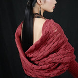 Scarf with Sleeves - Scarlet Red