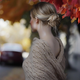 Scarf with Sleeves - Macaron Beige