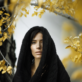 Scarf with Sleeves - Charcoal Black