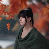 Scarf with Sleeves - Forest Green