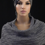 Scarf with Sleeves - Dove Grey