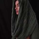Scarf with Sleeves - Forest Green