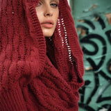 Scarf with Sleeves - Scarlet Red