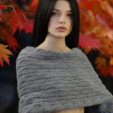 Scarf with Sleeves - Dove Grey