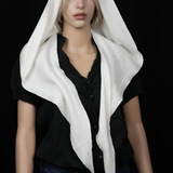 Triangle Mohair Hood Scarf, Extra Long and Featherlight