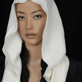 Triangle Mohair Hood Scarf, Extra Long and Featherlight