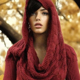 Scarf with Sleeves - Scarlet Red