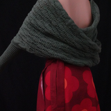 Scarf with Sleeves - Forest Green