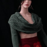 Scarf with Sleeves - Forest Green